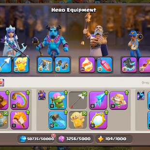 🏰TH 16 FULL MAX | HEROES 95-95-80-70-45 | ALL EQUIPMENT | 💥MAX SB FB EB RS | RARE DRAGON STATUE | 500 NAME CHANGE - Image 7