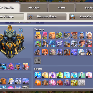 🔥TH 17 - 4178 GEMS! 227 MADEL|| HIGH LAB! PAINTER SCENERY NAME CHNAGE FREE|| 15xHERO EQUIPMENT AVAILABLE GOOD LVL - Image 4
