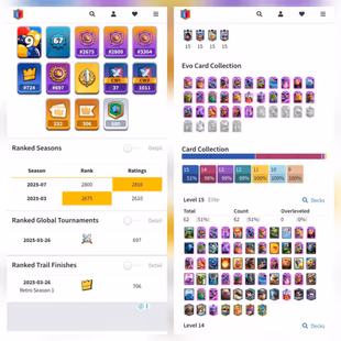 [RARE AF FULL MAX] WORLD RANK 5-Times | UC RANKED| GHOST GEM-LUNAR PIG-PEKKA BALLOON-KING BELT | MAX CARD 121 | ELITE 63 - Image 1