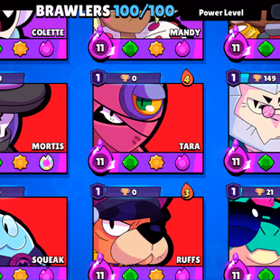 333-GEMS | 95.2K TROPHY - 340X SKINS | 100/100 BRAWLER | 50X MAX | 38X HYPER | 3v3 WINS | 75 TOTAL PRESTIGE | BEST DEAL - Image 7