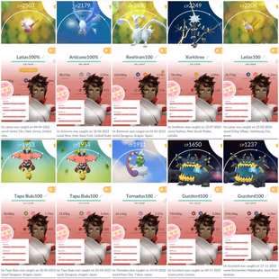 RAREST APEX HUNDO 2016 ACCOUNT LEVEL 70 | 31 PLATINUM MEDALS APEX LUGIA APEX HOOH CLONES 415 HUNDO 126 SHUNDO 1700 SHINY - Image 8