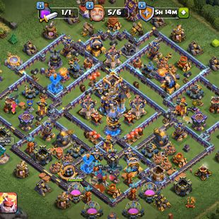 BEST DEAL | TH18 ALMOST MAX | HERO-105-105-90-80-55 | SB-MAX!FA-MAX!FB-23!RS-MAX!EB-MAX | 221-XP | BH MAX | NC-YES - Image 1