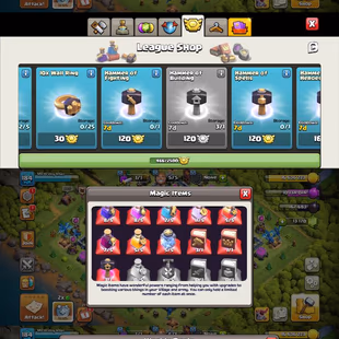 13170 GEMS || TH-13 NEAR MAX! EPIC LAVA PUPPET! HEROES:-47-65-47-44-25! NICE TROOPS! FAST DELIVERY - Image 5