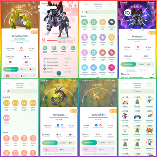 🎯LVL 64 2016 | 7 ARMORED MEWTWO RARE 2019 |4925 TRADABLE PG | 61 HUNDOS 💯 IV) HIGH CP |  228 LEG 154 SHINY |  INSTANT - Image 3