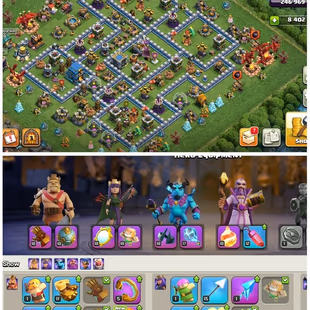 🔥7 Epic Max🔥||Th12 Full Maxed||10 Epic Equipment||8.4k Gems||Free Nc||Stacked Magic Iteams||989 Cwl Medals||Exp 113  - Image 4