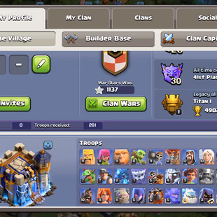 👉BEST OFFER👈TH 18 HIGH DEFENCE | 84/100/52/64/50/14 HEROS | NC-FREE | 14 HIGH EPIC EQUIPMENT | HELPER HUT 8/8/5 XP-206 - Image 3