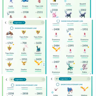 🛑[MG][ LIMITED OFFER]LEVEL 56 (2016 ACC) | BG SHINY PALKIA - KYUREM ENERGY | 104 LEGENDARY - 24 SHINY - 21 MYTHICAL - Image 3