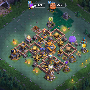 Xp-231 || Th18 || High Quality Epic Equipment || Heroes 80-80-59-58-41 || 6 Builders || High Defense  - Image 8