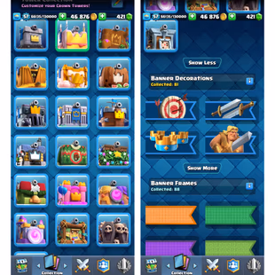 ⚡LV 57 - CHRISTMAS EMOTE⚡ ARENA 25 | TROPHIES 10K | 10 EVO | EMOTE 121 | 1 CARD MAX - 6 LV 15 - 32 LV 14 | 18 TOWER COLL - Image 1