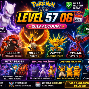 🍓LVL 57 OG (2019) 212 SHINY | 109 LEGENDARY | 53 HUNDO 💯 MEWTWO / RAYQUAZA / GROUDON / HO-OH / RARE COLLECTION ACCT  - Image 3
