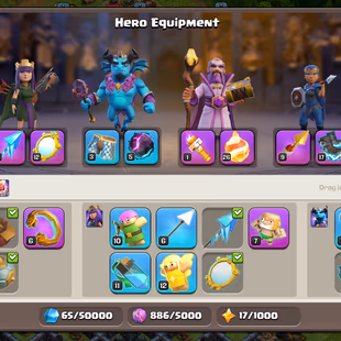 ❗[ PREMIUM TH-18 ]❗QUEEN: 85 || FIREBALL [26] || S.BALL [23] || NICE EQUIPMENT - TROOPS - HEROS || FAST DELIVERY  - Image 5