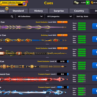 24.8B COINS YOME ACCOUNT | Level 215 | 3 Max Cues | 1.8K Cash | 19 Golden Shots | Fresh Account - Image 5