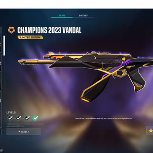 VLR7 | - Champion 2022, 2023, 2024- 10 Melee (2 limited) - 22 Gun (3 limited) - 5 battle pass - Image 2