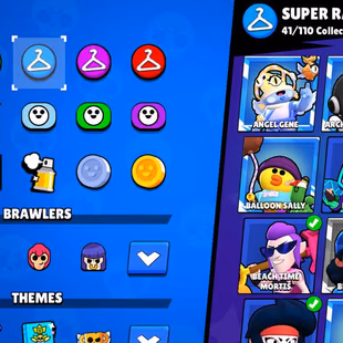 17k Trophies, 67 Brawlers, 4 Legendary Brawlers, 3 11 Strength Brawlers, 3 hypercharge, 118 Skins, Description - Image 7