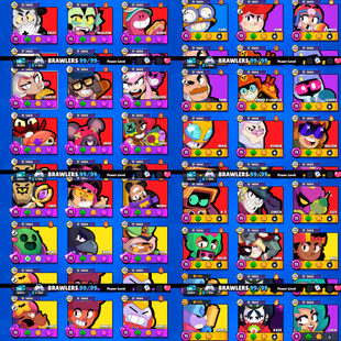 RARE 94k TROPHIES 🌟 R35 PIN 🌟 92 MAX POWER BRAWLER | 99 BRAWLER UNLOCK | 74 HYPERCHARGE | 405 SKIN | INSTANT DELIVERY  - Image 5