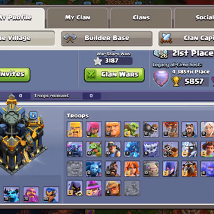 🔥1660 MEDALS🔥MAXED TH-16 NEW TO TH-17! XP-261! 6X EPIC EQUIPMENTS! HEROES:-95-95-75-70-45! MAX PETS! FAST DELIVERY - Image 4