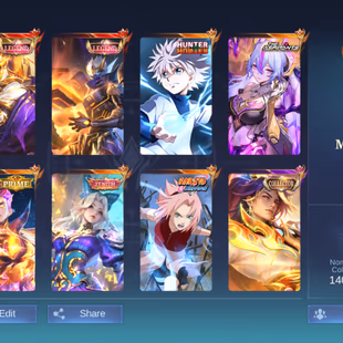 MC89|LV 125|478 SKIN|MEGA COLLECTOR V|2 LEGEND(JOHNSON,GRANGER)|1KOF|2 ASP|2 TRANFORMERS (XBORG,ROGER)|KALEA SAKURA|HARI - Image 1
