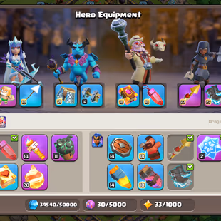 🔥Th18 Semi Max🔥 || High Max Epic Equipment || Heroes 91-96-71-63-41 || 6 Builders || Nc 500 Gems || Cheapest Account - Image 5