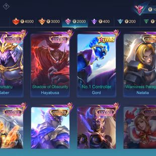 HYPER BASED PREMIUM ACCOUNT|| 555 | HIGHEST RANK  || GRAND 8 || |EXQUISITE 8 || EXALTED 3  || SKINS 301 || HEROS 130 ||  - Image 1