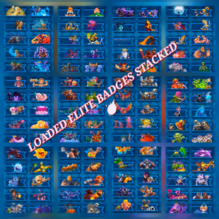 [ONE & ONLY XP90] 🚀121/121 ALL LVL 16 CARDS 🚀ALL EVO 39/39 ALL HERO 6/6  | World Ranked-7 Times [513] RAREST BADGES  - Image 2