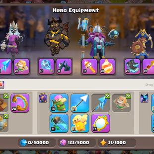 Th16 Almost Max | Hero-73-76-62-34 | Equipment-14-Epic Almost Max | Wall Max | XP-198 | NC-Yes | BEST-DEAL  - Image 5