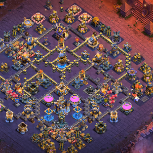 🔥TH 18 99 PERCENT MAX🔥XP 253- [ 5 EPIC EQUIPMENT MAX]-5 HERO MAX-FULL WALLS MAX-NC YES-396 MEDALS-BEST DEAL - Image 1