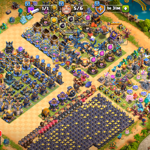 RR💥TH 18 [ FULL DEFENCE MAX ]💥200 WALL MAX | HERO 105/105/83/80/55/15 | 16 EPIC EQ 6 EPIC MAX 4 EPIC LV-23 | XP-240 - Image 2