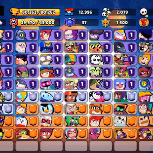 ⭐284 SKINS⭐80.000 TROPHIES | 101 BRAWLERS | 34 HYPERCHARGE | 46 MAX | 57 PRESTIGE | 16 BUFFIES - Image 4