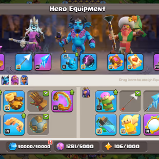 167 | SUPER CHEAP | [ 2x hero max ] Th18 close max | good troops strong defence | heros-100-105-69-75-55 - Image 6