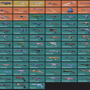 NA/USA🔥123 Weapon Skins🔥17 Agent | 110 Buddies | 9 Knifes | 146 Level | 33625 VP Inventory Value | 400 Valorant Points - Image 2