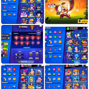 118k TROPHIES RARE|MASTER RANK 1|100 HYPERCHARGE|ALLIEN FAME|36 BUFFIES|450 SKINS|ANGEL GENE|BALLOON SALLY||109 PRESTIGE - Image 2