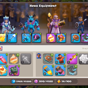 🌲[ TH-15 CLOSE MAX ]🌲DEFENCES MAX - WALLS MAX || HEROS: 82-88-52-57-39 [CLOSE MAX] || 10X EPIC EQUIPMENT [RARE]  - Image 6