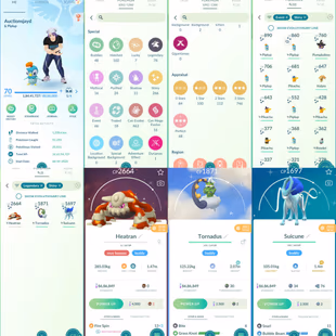 RARE SHINY WITCH HAT PIKACHU [] SHINY LEGENDARY SUICUNE HEATRAN TORNADUS [] 266 SHINY [] 78 LEGENDARY [] BG ARTICUNO - Image 1