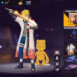 EP298|Lv52|16Title|64Character|TopCriminalSet|125Costume|MinatoBundle|24Emote|150Weapon(2Evo+24Mythic)|UchihaLegacy-MP40 - Image 1