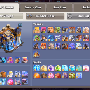 COSMIC FULL SET/ WAR ARENA! TH18 MAX TYPE!! 28K LEGEND CUPS! 35 SKINS 8 SCENERY! 288-XP WAR S-5269! EQUIPMENT MAX-27 - Image 5