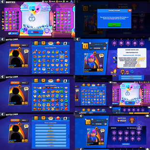 91k TROPHIES | RAREST STAR SHELLY | 42 BUFFIES | 100 MAX POWER BRAWLER | 98 HYPERCHARGE | 330 SKIN | RENAME FREE | - Image 3