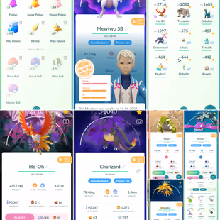3x MASTER BALL 💎40 SHINY LEGENDARY💎887 SHINY - 453 LEGENDARY - LEVEL 71 - 166 PERFECT - 22 SHINY COSTUME- 71 DMAX - 43 - Image 6