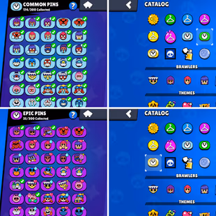 96K Trophies LVL200 | 98/98 Brawlers | 73 Max Brawlers - 63 Hypercharge | 338 Skins | 897 Pins | 385 Icons | 222 Sprays - Image 8
