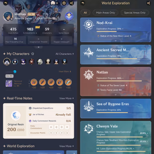 All Platform - NA (USA) - AR58 - 59 Character 19 5'Star - 7 Weapon 5'Star - Lauma - Nefer - Neuvillette - Xilonen - Arle - Image 2