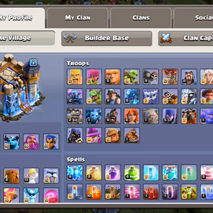 EE35 🌟TH18 NEAR MAX🔥 || 8 EPIC MAX || 4 HERO/WALLS/PETS/MAIN DEF MAX || BB MAX || RENAME 500 GEMS || CHEAP - Image 5