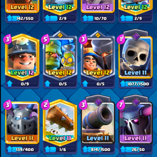 FREE CHANGE NAME | 5500 TROPHIES | 35 LVL | KT 12 | 109 CARDS | 6 EVO | EMOTE 21 | GCCGQRLPR - TAG ACCOUNT - Image 7