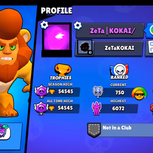 FREE CHANGE NAME | 10 TITLES | 292 SKINS | 54.500 TROPHY | 98 BRAWLERS | 34 HYPERCHARGED | 53 MAXED BRAWLERS | 1 BUFFIES - Image 5