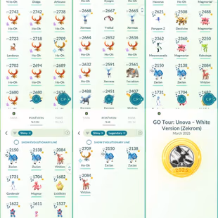 🔥4 SHINY LEGENDARY 💎 ZACIAN[] 41 DMAX [] 116 SHINY [] 94 LEGENDARY [] 13 GMAX [] LEVEL 51 [] MANY BG GMAX [] GENGAR - Image 4