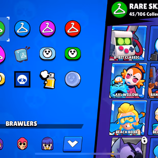 16k Trophies, 70 Brawlers, 7 Legendary Brawlers, 12 11 Strength Brawlers, 6000 Coins, 125 Skins, Description - Image 7