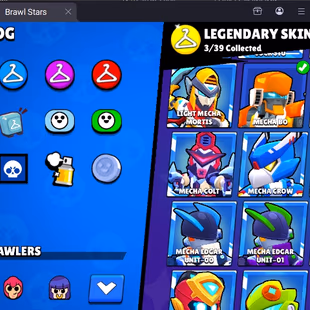 239 SKINS | 18 HYPERCHARGE | 43.908 TROPHIES | 97 BRAWLERS | 16 MAX BRAWLERS  - Image 7