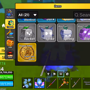 Lvl 2484 Blox Fruits Acc | 7 PERMS Leopard  Dough  Portal  Spirit  Buddha Magma | DRAGON TOKEN | Dark Blade  Shark An - Image 5