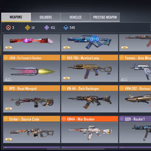 CODM-3X MYTHICAL WEAPON 14X LEGENDARY-AK117 GRIM ENDING KRM LEGENDARY- 1X MYTHICAL WEAPON-DRAW START 10CP-ONLY ACTIVASIO - Image 6