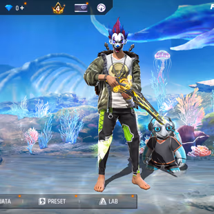 FF273|Lv58/298 Weapon (2 EVO + 63 Mythic)/M4A1-INVERNO DRACO/281 Costume (8 Mythic)/60 Emote (23 Mythic)/66 Backpack (25 - Image 2