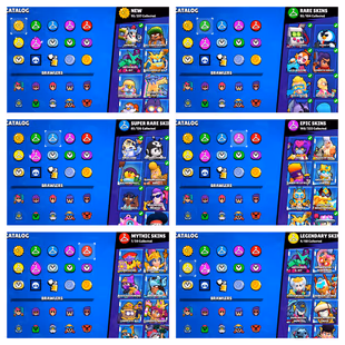 Trophy 87k💎Brawler 102x All💎Max 64x [] Hyper 54x [] Total Skins 424x [] Prestige 64 [] Profile Icones 534x [] BEST-DEA - Image 4