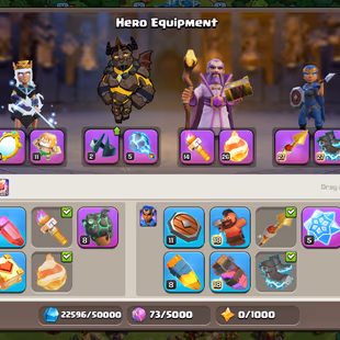 Th18 || High Quality Epic Equipment || Heroes 95-95-80-70-45 || 6 Builders || High Defense || Cheapest Account - Image 5